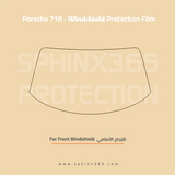 Precut Windshield protection for Porsche_718_2017-2025

