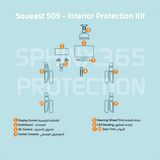 طقم الحماية الداخلية لـ Soueast S09 2025