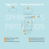 Sphinx365 Tiggo 7 pro precut interior protection kit
