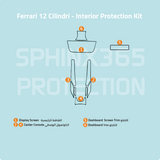 Ferrari 12Cilindri 2026-2025 Interior protection kit | Pre-cut Film