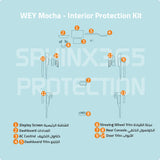 Wey Mocha 2024 Interior Protection Kit| Pre-cut Film