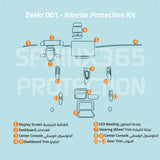 Zeekr 001 2022-2024 Interior Protection Kit| Pre-cut Film