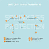 Zeekr 007 2024 Interior Protection Kit| Pre-cut Film