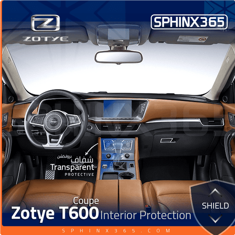 Zotye T600 Coupe 2020-2023 Interior Protection Kit | Pre-cut Film