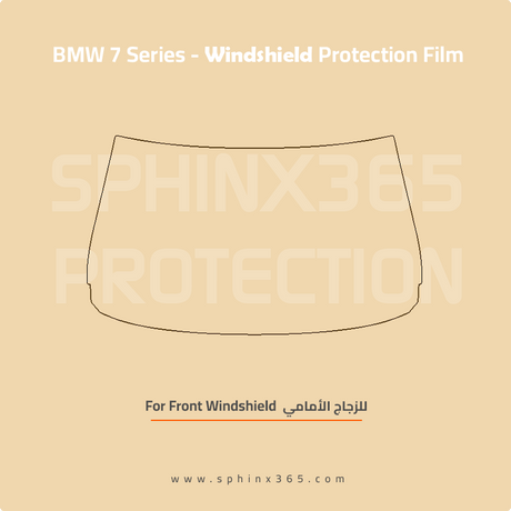 Windshield protection for BMW 7 series