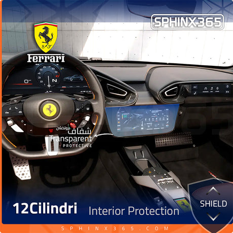 Ferrari 12Cilindri 2026-2025 Interior protection kit | Pre-cut Film