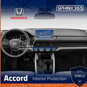 Car interior protection for Honda Accord 2023-2024 by Sphinx365, precut car film kits online, anti-scratch, self-healing.