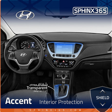 Hyundai Accent 2021-2022 Interior Protection Kit | Pre-cut Film