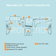 mercedes_CLE interior protection film - precut film