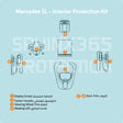 mercedes SL 2024-2025 interior protection kit  precut film