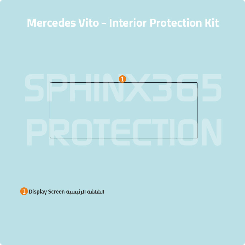 Mercedes-Benz Vito 2024-2025 Interior Protection Kit | Pre-cut Film