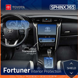 Sphinx365 toyota Foutuner precut interior protection kit