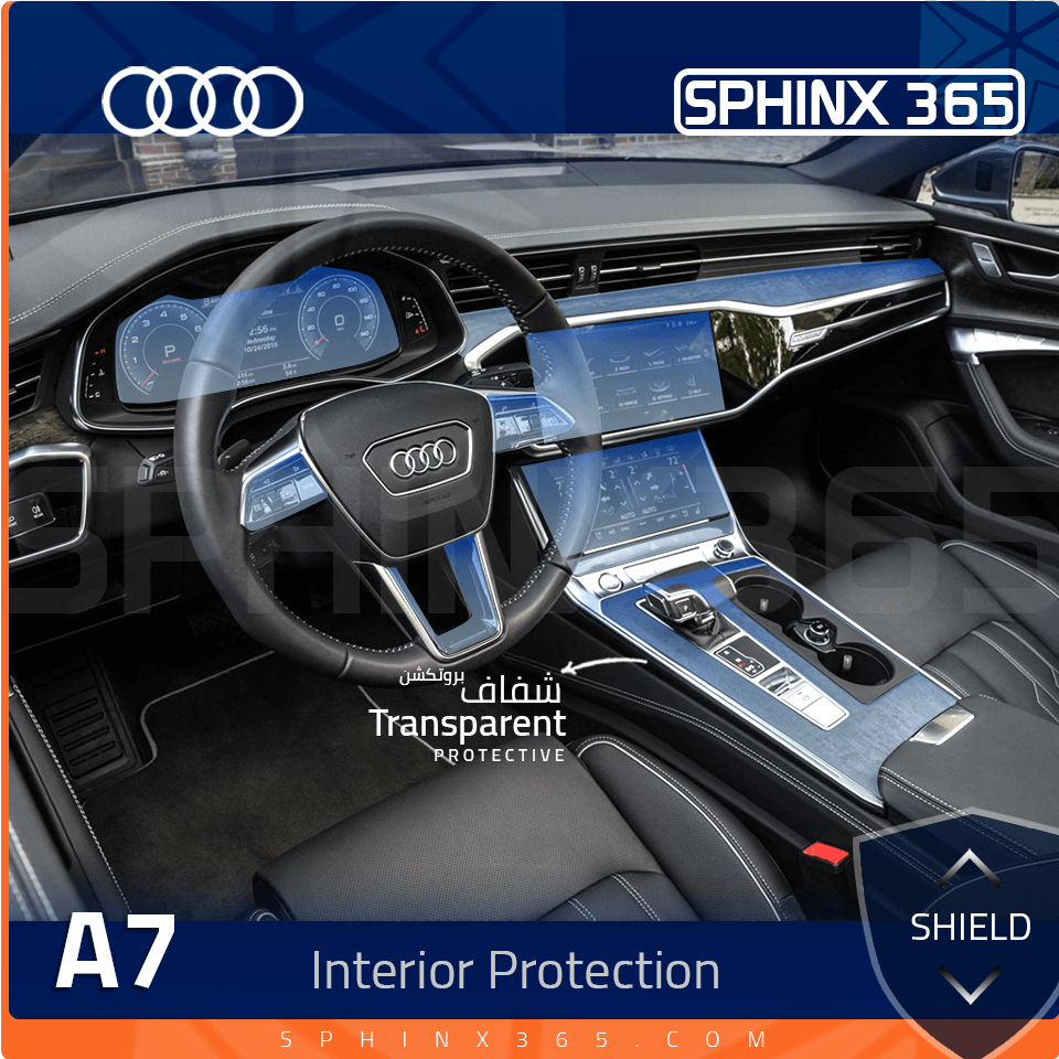 Sphinx365 Audi A7 precut interior protection kit