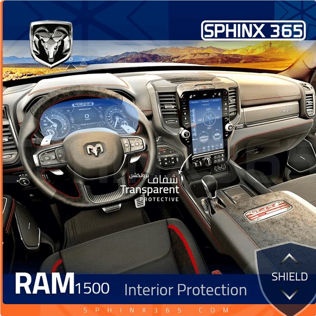 Sphinx365 Dodge Ram 1500 precut interior protection kit