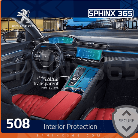 Sphinx365 Peugeot 508 precut interior protection kit