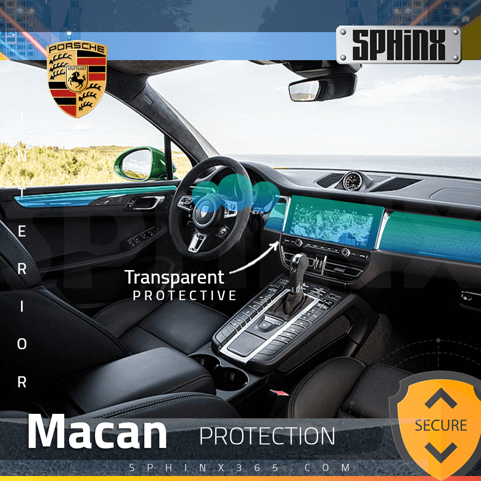 Sphinx365 Porsche Macan precut interior protection kit