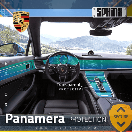 Sphinx365 Porsche Panamer precut interior protection kit