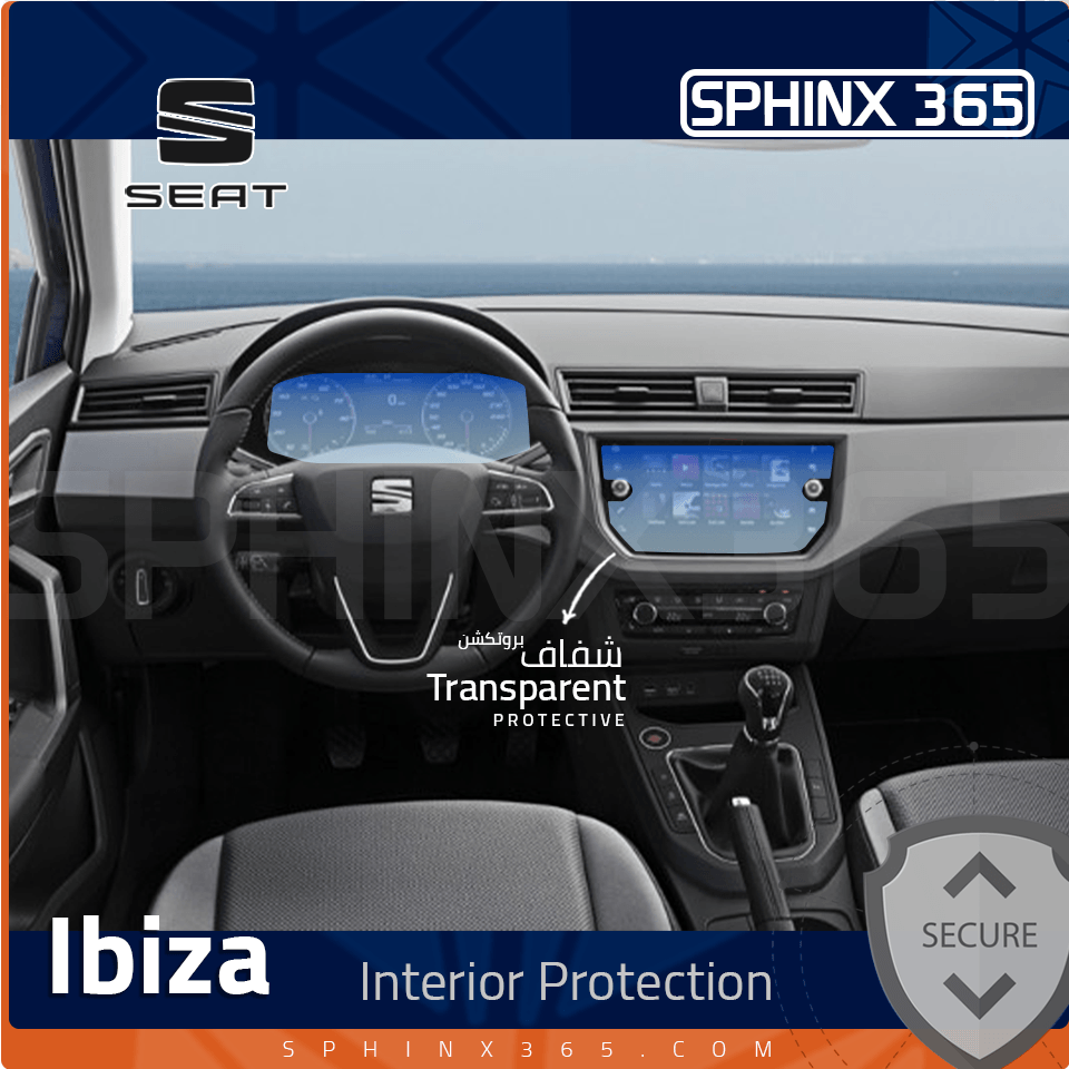 Sphinx365 Seat lbiza precut interior protection kit